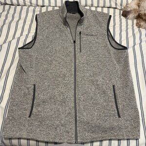 Eddie Bauer Charcoal Knit Vest